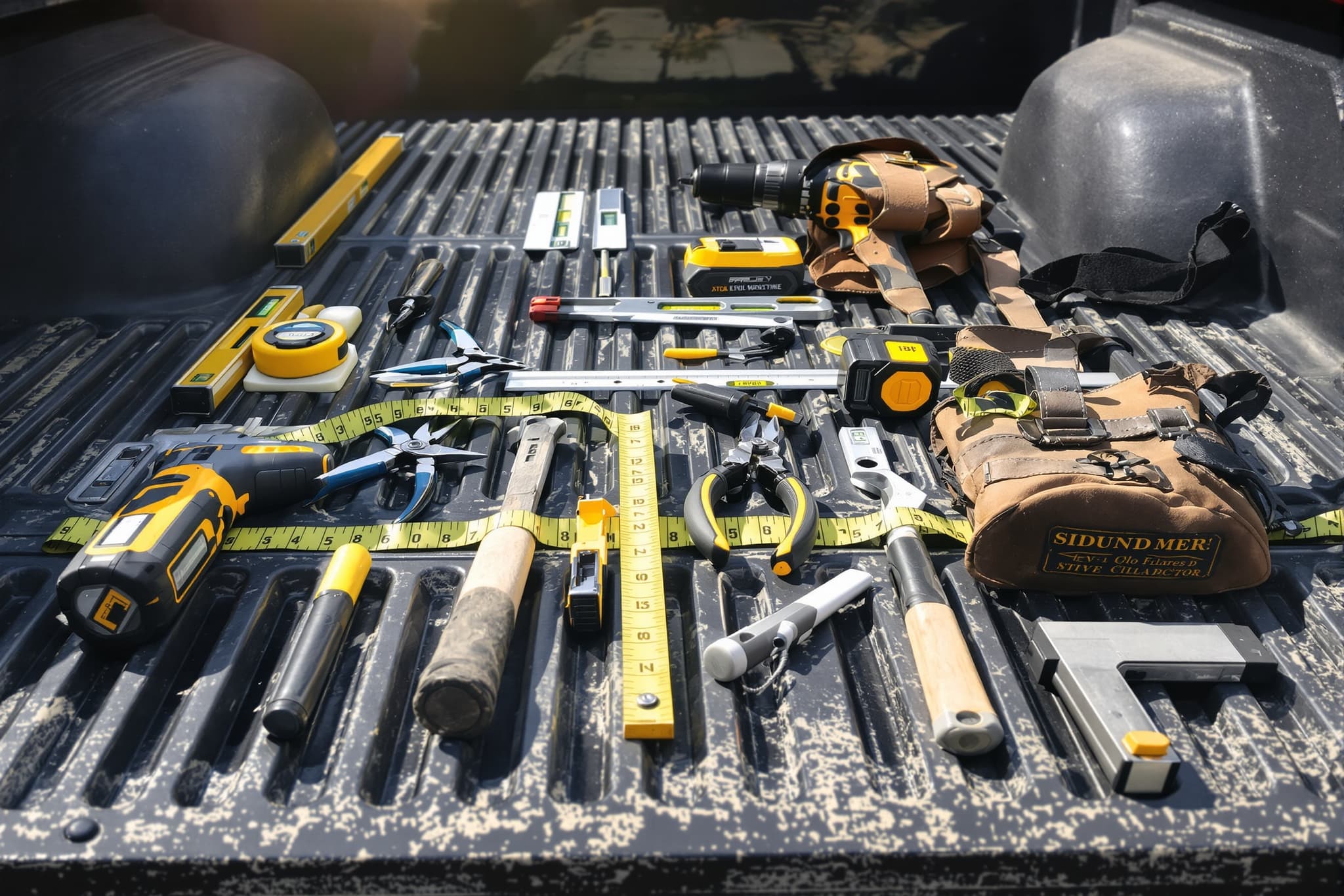 Plumbing tools ready for a job